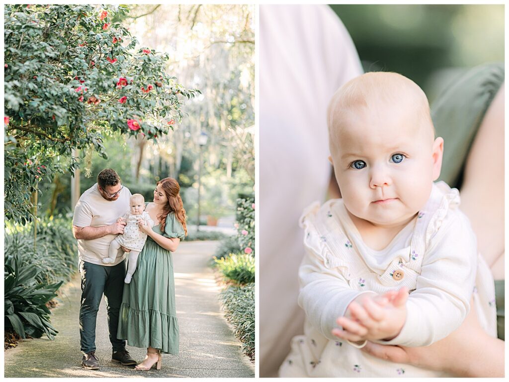 Family photos at Harry P. Leu Gardens