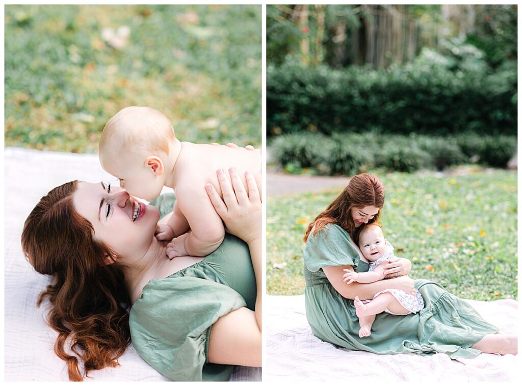 motherhood photos at Leu Gardens