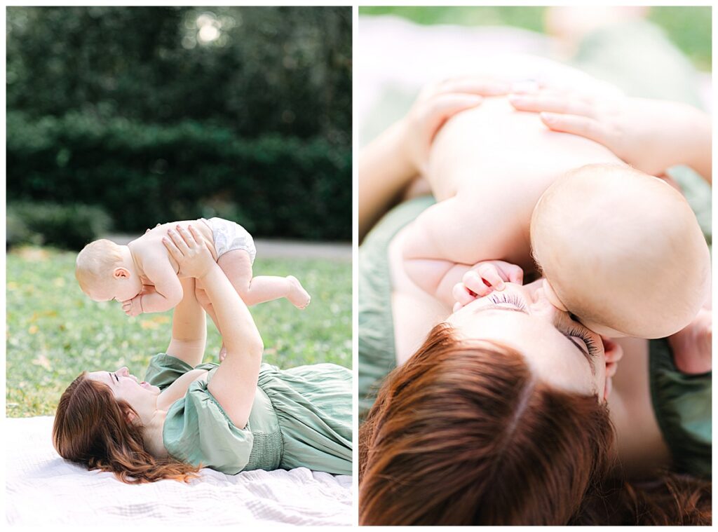 motherhood photos at Leu Gardens
