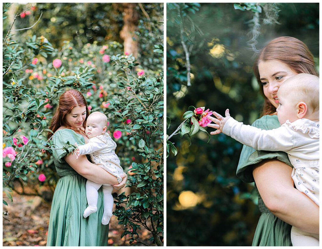 motherhood photos at Leu Gardens