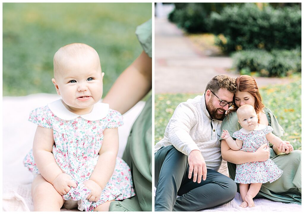 family of three photos at Leu Gardens Orlando