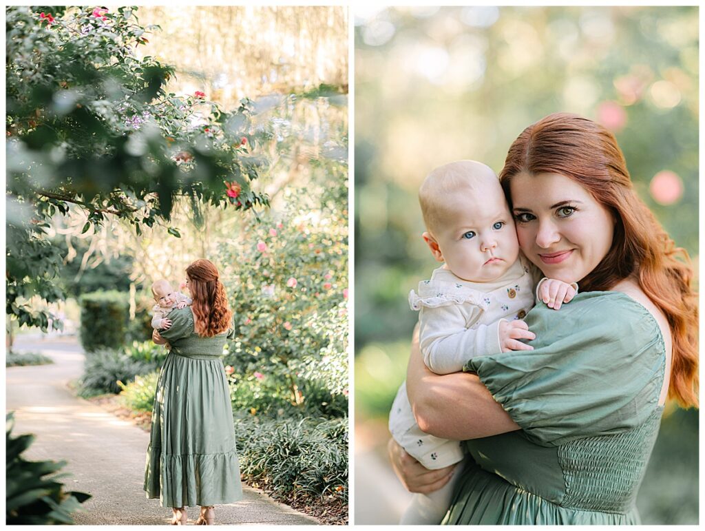 motherhood photos at Leu Gardens