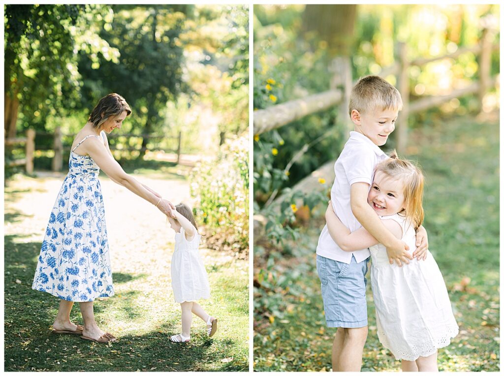 Southern New Hampshire family photographer during summer