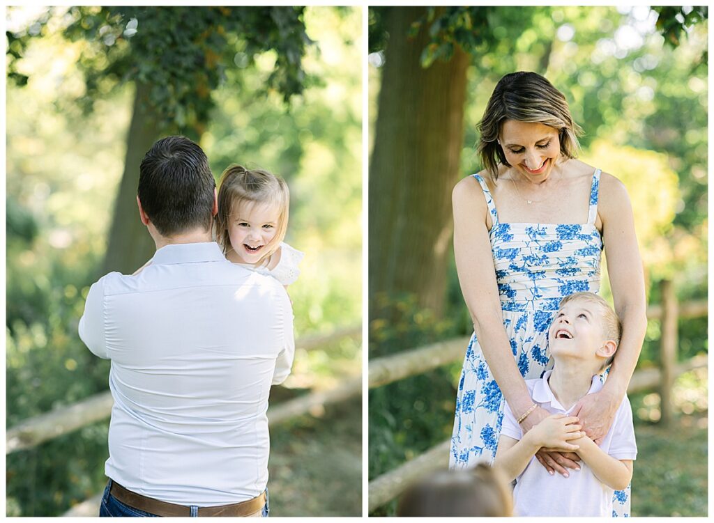 Outdoor family photography session in Bedford NH